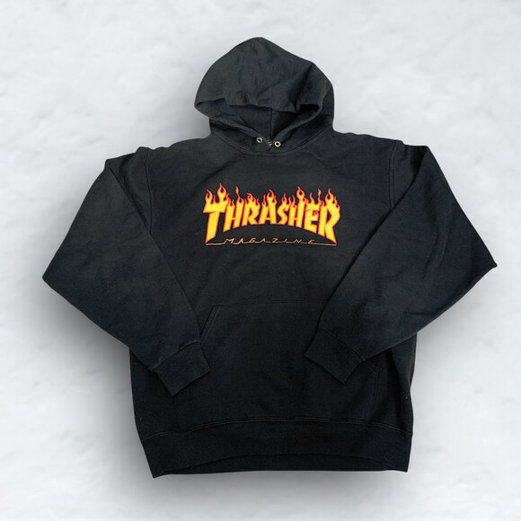 Thrasher Magazine Flame Hoodie - Picture 1 of 5